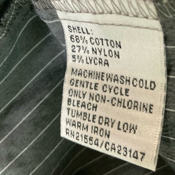 Talbots Vintage Striped Shirt Women 12 Long Sleeve Asymmetrical Collared  Formal - Picture 8 of 8